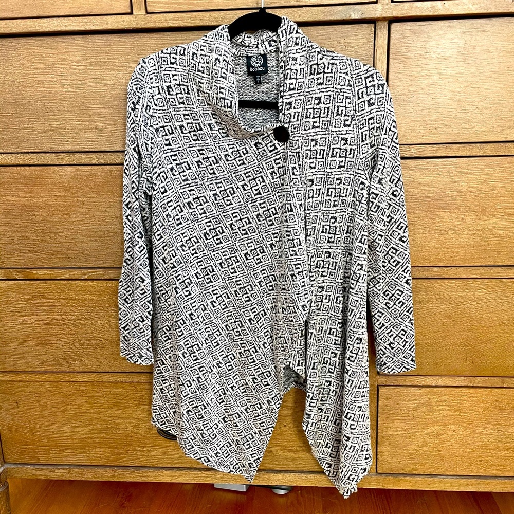 Bobeau one button cardigan NWOT